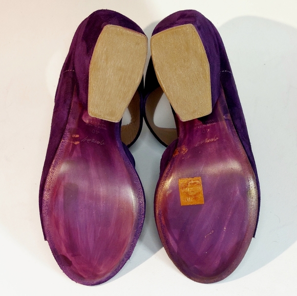 Marsell purple suede cutout heeled booties, EU40 - Picture 11 of 13